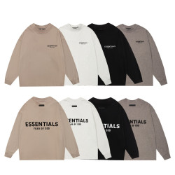 FEAR OF GOD 피어오브갓 에센셜 1933 로고 저지 코튼 롱 슬리브