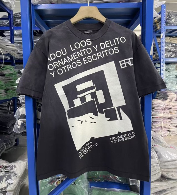 ENFANTS RICHES DÉPRIMÉS 앙팡리쉬데프리메 3679 오르나멘토 이 델리토 구제 워싱 반팔