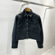 MIUMIU 미우미우 여성 크롭 데님 자켓