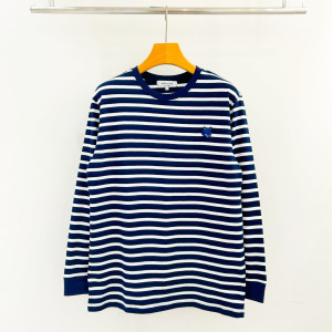 MAISON KITSUNE 메종키츠네 볼드 폭스 단가라 긴팔