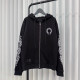 CHROME HEARTS 크롬하츠 홀스슈 플로랄 후드 집업