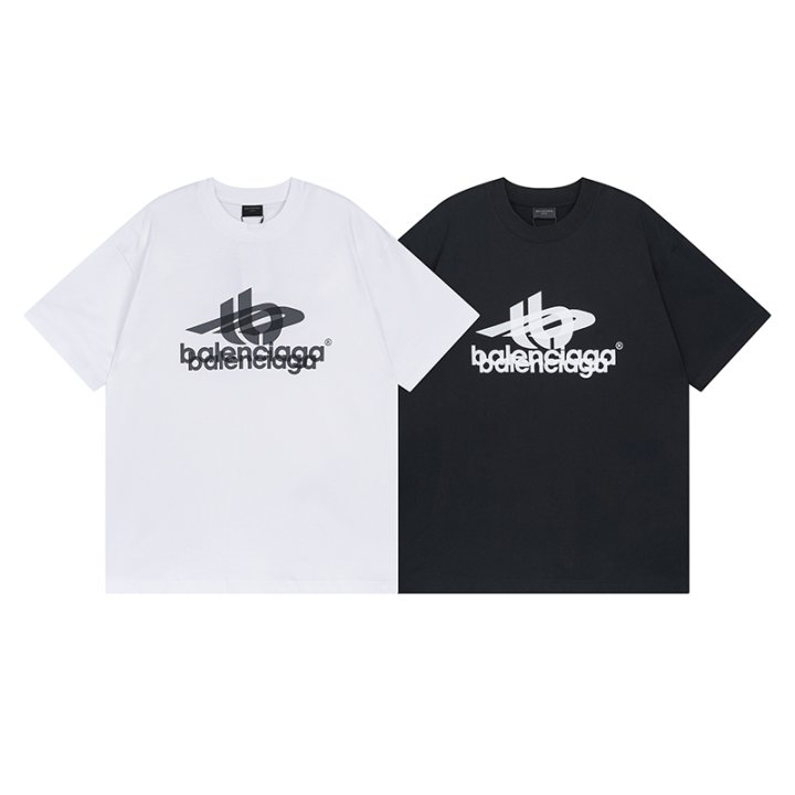 BALENCIAGA 발렌시아가 2386 레이어드 로고 반팔