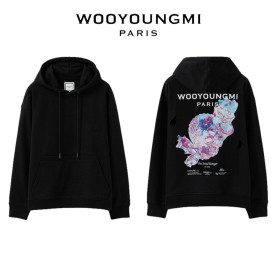 WOOYOUNGMI 우영미 3D 코랄 백로고 후드