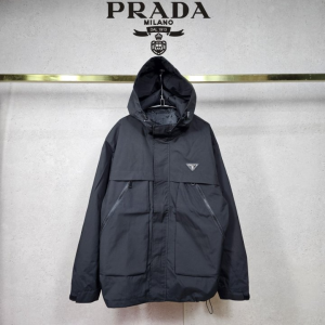 PRADA 프라다 스트링 후드 지퍼 자켓 3COLOR