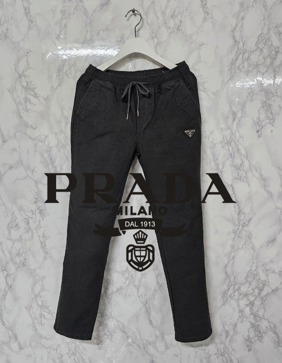 PRADA 프라다 아웃PK 워싱 밴딩 팬츠 4COLOR