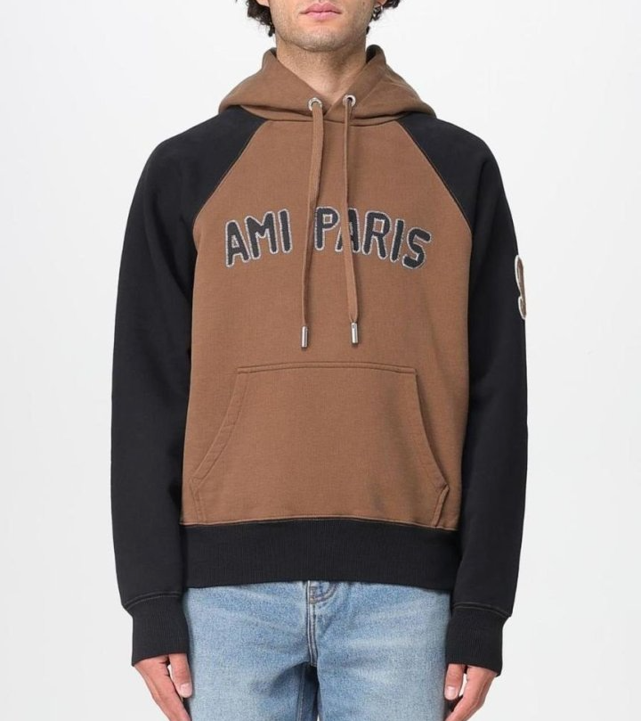 AMI 아미 투톤 후드