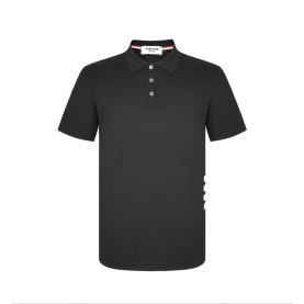 THOM BROWNE 톰브라운 사이드립 사선 카라 반팔 2COLOR