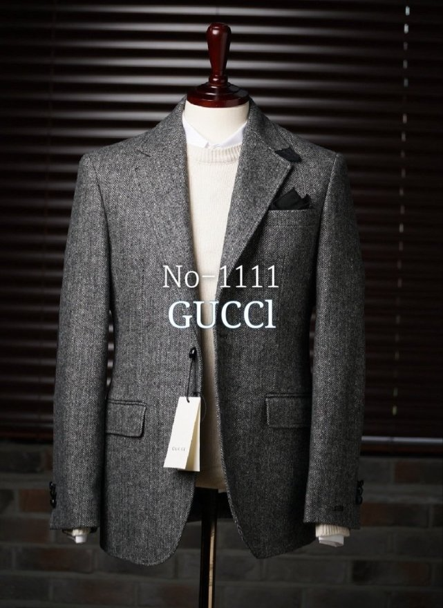 GUCCI 구찌 해링본 세페레이드 자켓