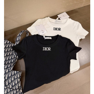 DIOR 디올 로고 슬리브 티셔츠