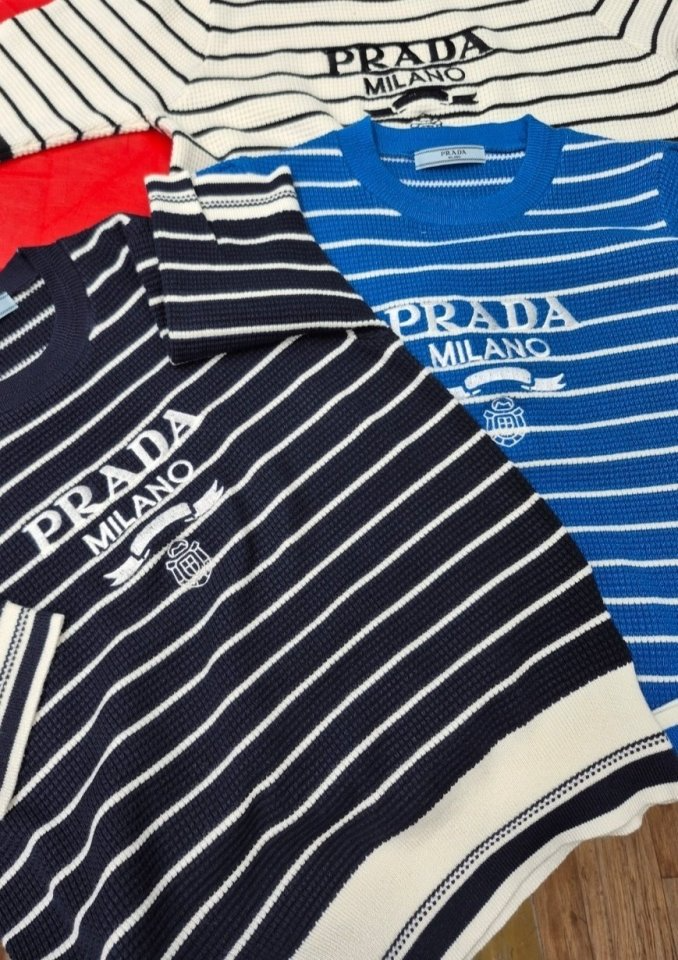 PRADA 프라다 반팔 니트