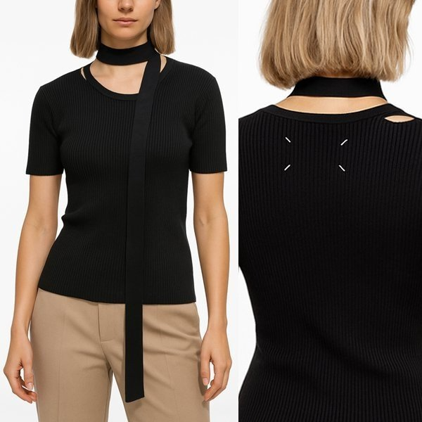 MAISON MARGIELA 메종마르지엘라 스카프 니트반팔