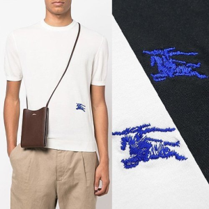 BURBERRY 버버리 기마자수 니트반팔