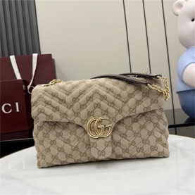 GUCCI 구찌 GG 마몽 미디엄 숄더백 850676