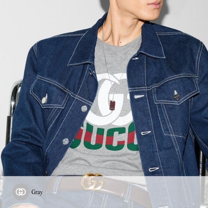 GUCCI 구찌 더블G프린트 티셔츠