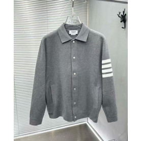 THOM BROWNE 톰브라운 코튼 니트 반팔 가디건