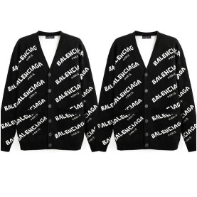 BALENCIAGA 발렌시아가 로고 울 가디건