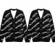 BALENCIAGA 발렌시아가 로고 울 가디건