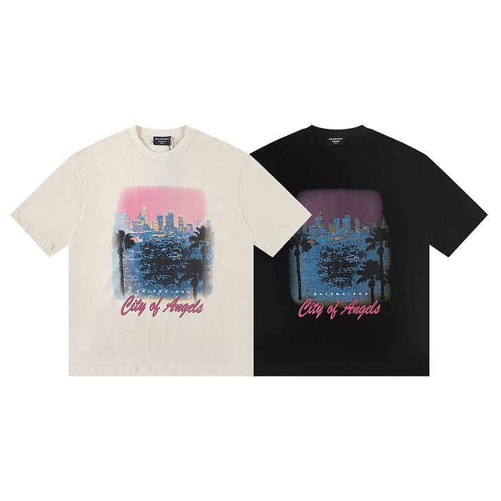 BALENCIAGA 발렌시아가 6573 시티 오브 엔젤 반팔