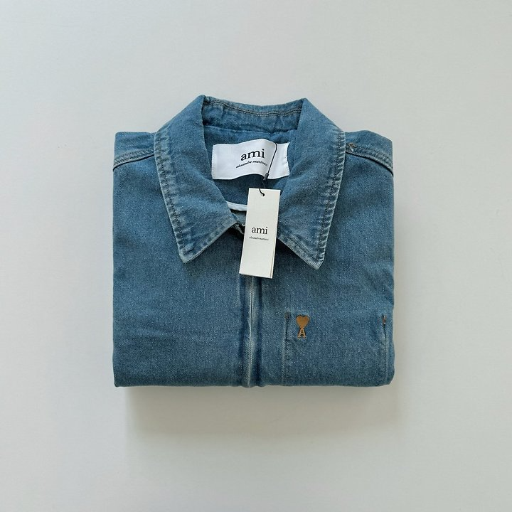AMI 아미 데님 집업 자켓