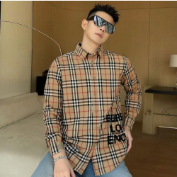 BURBERRY 버버리 64220 로고 프린트 클래식 체크 셔츠