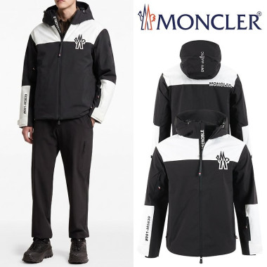 MONCLER 몽클레어 그레노블 화이트 숄더 윈드자켓
