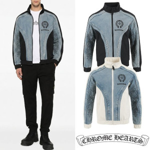 CHROME HEARTS 크롬하츠 홀스슈 레이어드 바이커 자켓