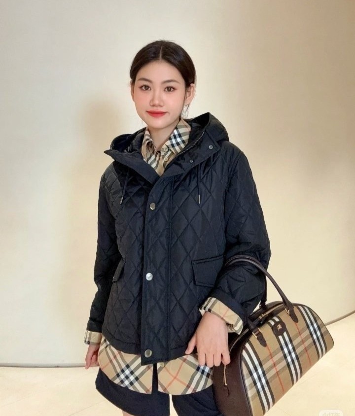 BURBERRY 버버리 누빔 후드 자켓