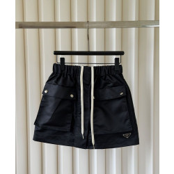 PRADA 프라다 60317 여성 리나일론 카고 스트링 스커트
