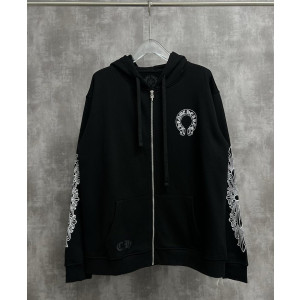 CHROME HEARTS 크롬하츠 홀스슈 플로랄 집업 후드 자켓 2COLOR