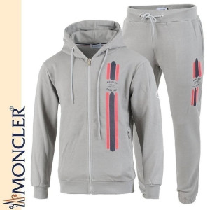 MONCLER 몽클레어 피그먼트 삼선 나염 후드집업 셋업
