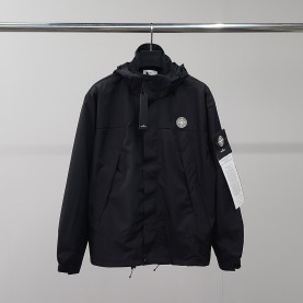 STONE ISLAND 스톤아일랜드 흑백패치 클래식 자켓