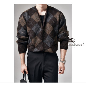 BURBERRY 버버리 아가일 가디건 2COLOR
