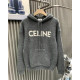 CELINE 셀린느 자수 울 후드 니트 2COLOR